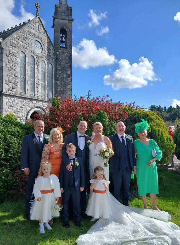 Aisling and Jack were joined by their family and friends to celebrate their wedding in September.