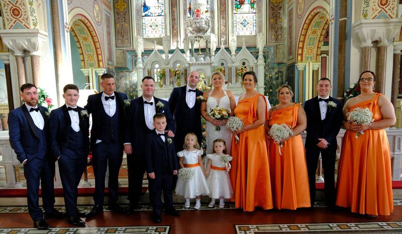 The couple were wed at the Sacred Heart Church in Mogeely in East Cork. The couple were wed at the Sacred Heart Church in Mogeely in East Cork.
