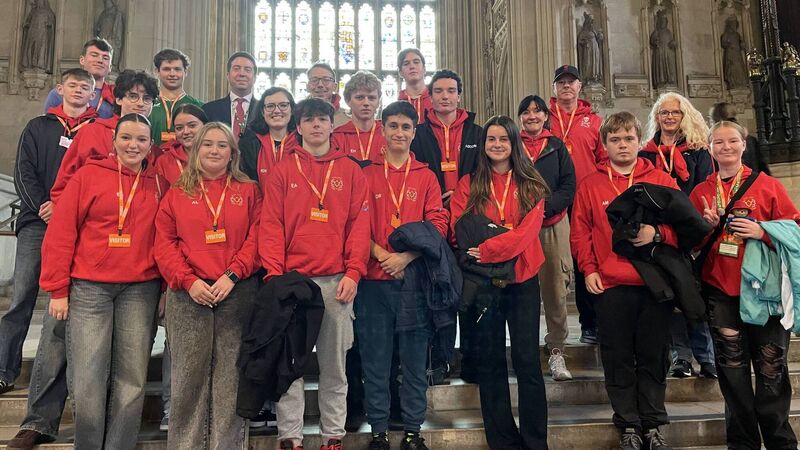 Cobh students get Westminster tour from MP with Cork links