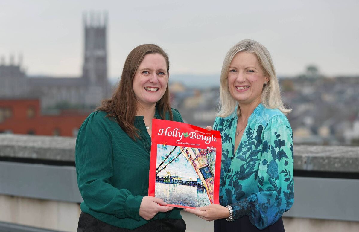 Mary Corcoran, Holly Bough Editor and Sue Nelson, Artist and Photographer from Ballygarvan, at The Echo office, Blackpool, Cork. Picture: Jim Coughlan. Mary Corcoran, Holly Bough Editor and Sue Nelson, Artist and Photographer from Ballygarvan, at The Echo office, Blackpool, Cork. Picture: Jim Coughlan.