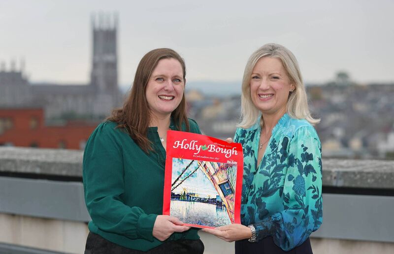 Mary Corcoran, Holly Bough Editor and Sue Nelson, Artist and Photographer from Ballygarvan, at The Echo office, Blackpool, Cork. Picture: Jim Coughlan.