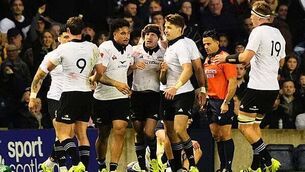 Scotland fightback not enough as New Zealand run out winners at Murrayfield Scotland fightback not enough as New Zealand run out winners at Murrayfield