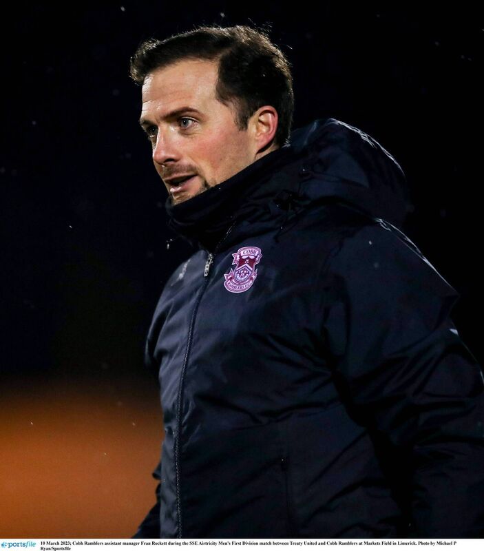 New Cobh Ramblers head coach Fran Rockett was previously at St Colman's Park as assistant manager. Picture: Michael P Ryan/Sportsfile