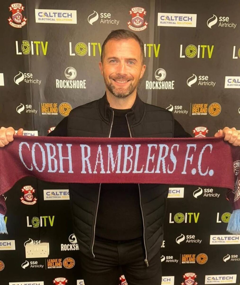 New Cobh Ramblers head coach Fran Rockett. New Cobh Ramblers head coach Fran Rockett.