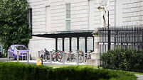 Leinster House bike shelter