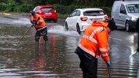 Roads closed due to spot flooding in Cork as yellow rainfall status continues