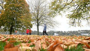 <p class="contextmenu internal_Caption">Walkers at the Marina, Cork City. Research suggests even a short walk at lunchtime could have significant health benefits. 	<span class="contextmenu emphasis CaptionCredit">Picture: Larry Cummins</span>
            </p>