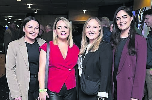 Ciara Keating, Jennifer Mehigan from Togher with Jennifer Loden and Sarah Hayes from Douglas at Curraheen Park Greyhound Stadium for the Bar One Irish Greyhound Laurels Final on Saturday night. Picture: Gerard McCarthy.
Ciara Keating, Jennifer Mehigan from Togher with Jennifer Loden and Sarah Hayes from Douglas at Curraheen Park Greyhound Stadium for the Bar One Irish Greyhound Laurels Final on Saturday night. Picture: Gerard McCarthy.
