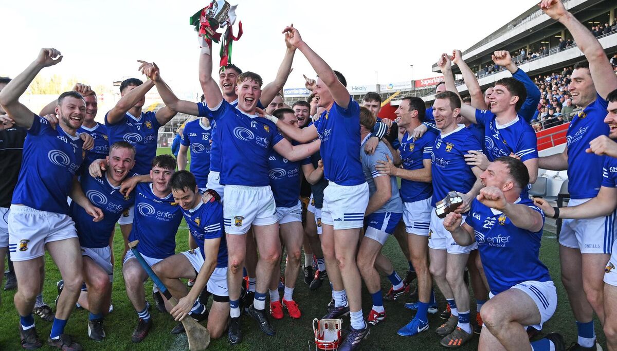 Ballinhassig celebrate after defeating Ballincollig in the Co-op SuperStores Premier IHC final at SuperValu Páirc Uí Chaoimh last month. Picture: Eddie O'Hare
