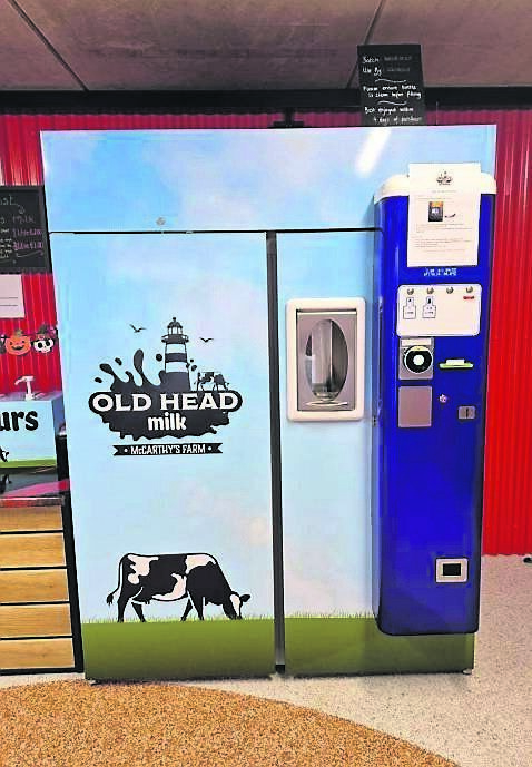 A vending machine at the farm. 