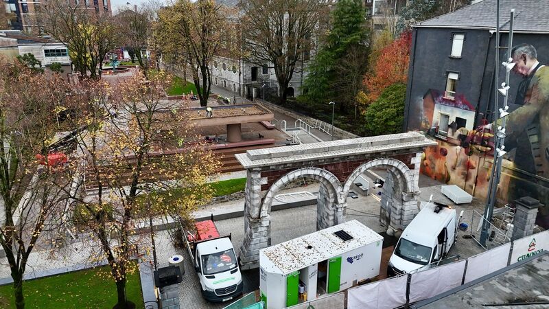  Upgrade to Bishop Lucey Park nears completion. Cumnor Construction for Cork City Council. Picture: Larry Cummins