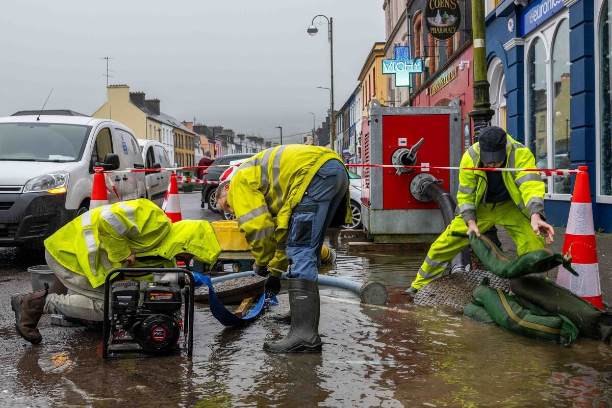  Flooding in Bantry this week. Picture: Andy Gibson.