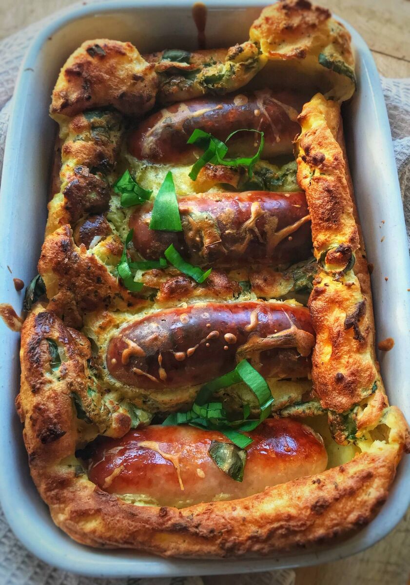 Dianne has opened for grown-up sausages in her recipe. 