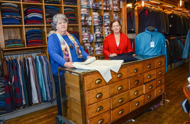 Ann and Pauline Neville of Nevilles pictured at one of the counters at their store in Youghal. Picture: Howard Crowdy Ann and Pauline Neville of Nevilles pictured at one of the counters at their store in Youghal. Picture: Howard Crowdy