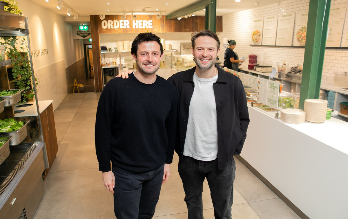 Jack & Theo Kirwan founders of Sprout at Sprout on Dawson Street, Dublin. Jack & Theo Kirwan founders of Sprout at Sprout on Dawson Street, Dublin.