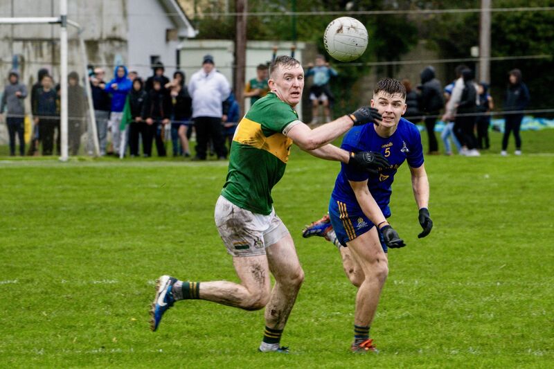 St Finbarr’s Dylan Quinn gives chase against Clonmel Commercials. Picture: Chani Anderson.