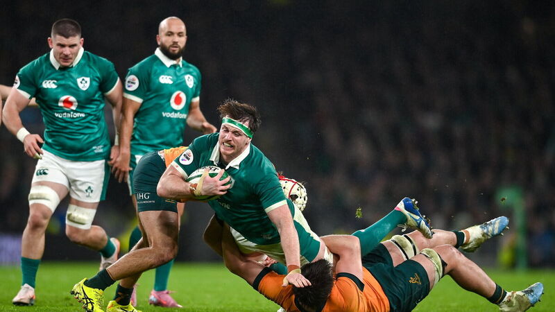 Ireland power to huge win over Australia at the Aviva