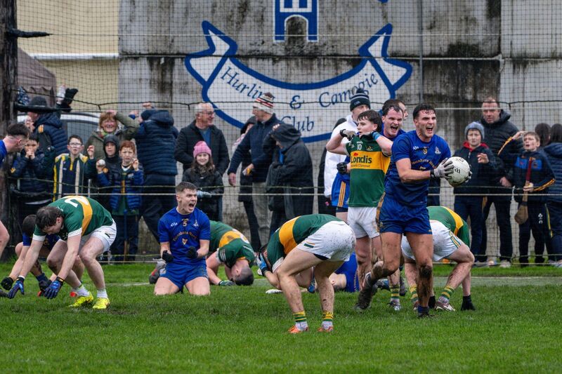 St Finbarr’s players celebrate their win over Clonmel Commercials. Picture: Chani Anderson St Finbarr’s players celebrate their win over Clonmel Commercials. Picture: Chani Anderson