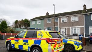 <p>Gardaí outside the property in Hollyville, where a man in his 30s was stabbed early this morning. Picture: Chani Anderson</p> <p>Gardaí outside the property in Hollyville, where a man in his 30s was stabbed early this morning. Picture: Chani Anderson</p>