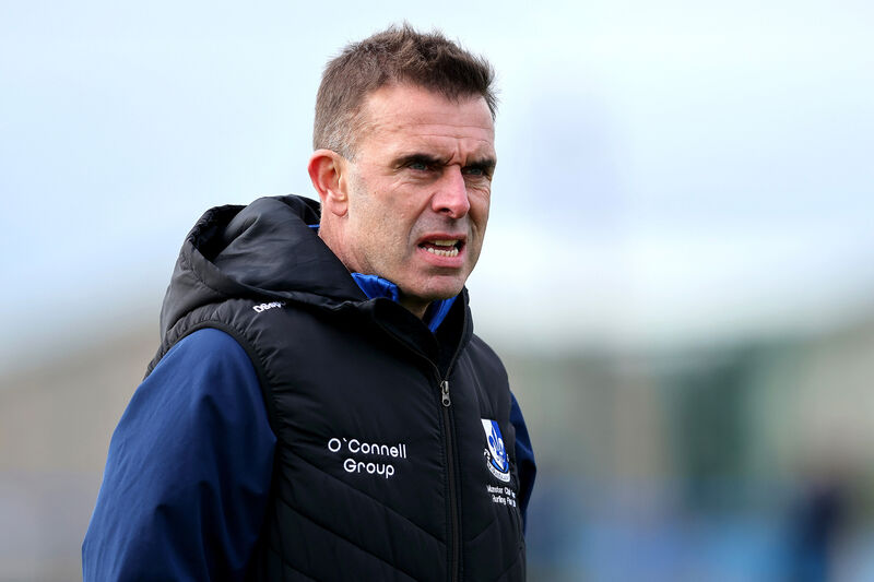Sarsfields manager Johnny Crowley ahead of the game. Picture: Inpho/Tom O'Hanlon Sarsfields manager Johnny Crowley ahead of the game. Picture: Inpho/Tom O'Hanlon