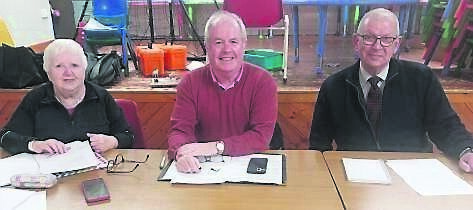 Lil Downey, secretary; Cllr Terry Shannon, chairperson, and John Keohane, treasurer, at the Ballinlough Community Association AGM. Lil Downey, secretary; Cllr Terry Shannon, chairperson, and John Keohane, treasurer, at the Ballinlough Community Association AGM.