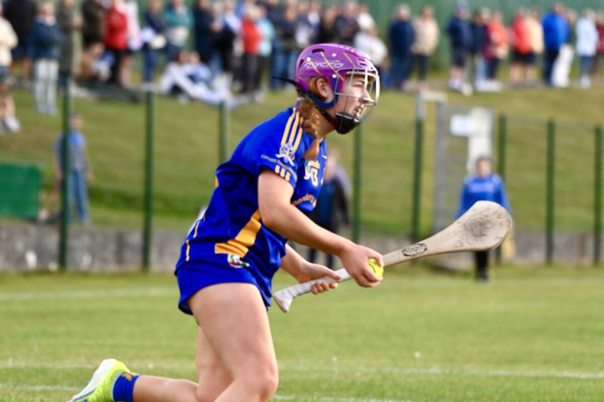 Orlaith Cahalane in action for St Finbarr’s in the SE Systems Cork Senior Camogie Championship. Picture: Larry Cummins