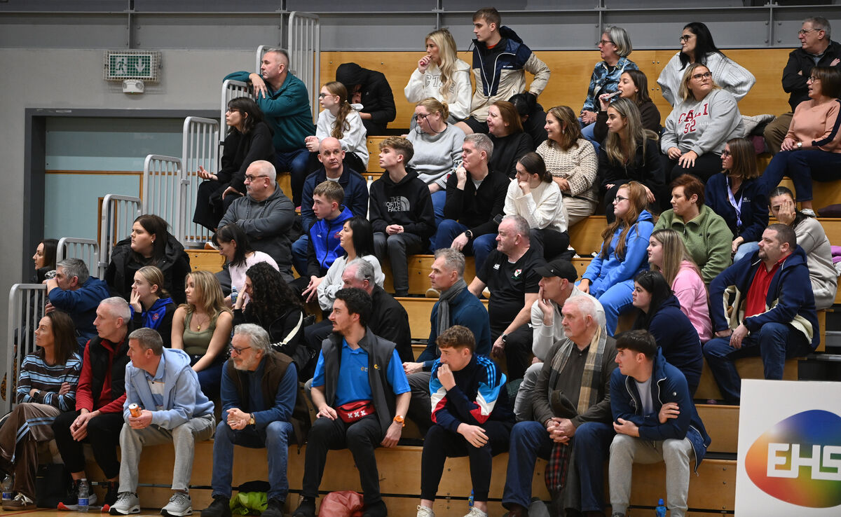 Disappointment for UCC Demons supporters after the loss to Belfast Star earlier this month. Picture: Larry Cummins