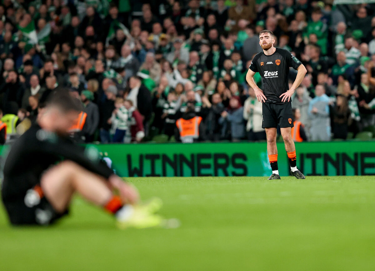 Despair for Conor Drinan at the Aviva. Picture: INPHO/Tom O'Hanlon