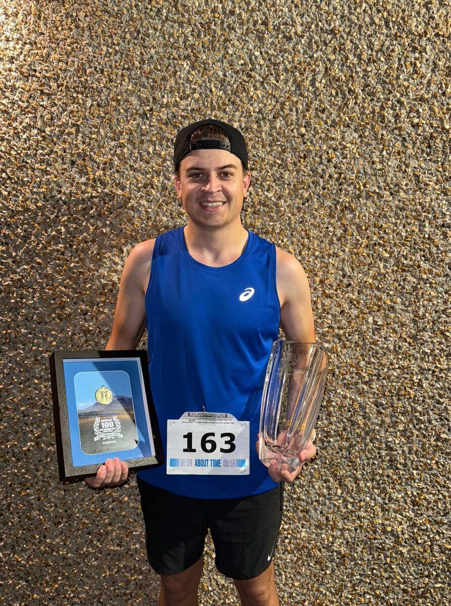 A delighted Richard Breen after winning the Connemara 100. A delighted Richard Breen after winning the Connemara 100.