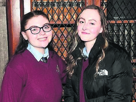 Ruby Anne Ridgeway and Mia O’Driscoll, Mayfield Community School, attending the launch of the Mentoring Aspect of the Access to Education and Bridge to Employment Programme at UCC. Picture: David Keane
Ruby Anne Ridgeway and Mia O’Driscoll, Mayfield Community School, attending the launch of the Mentoring Aspect of the Access to Education and Bridge to Employment Programme at UCC. Picture: David Keane