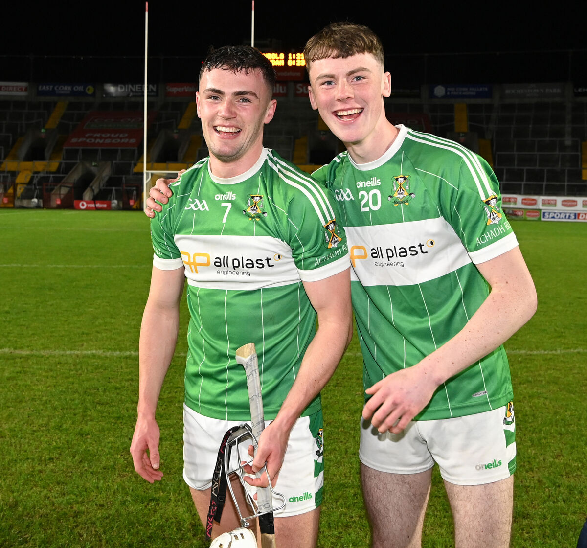 Joy for Pauric O'Sullivan and Oisin O'Connell. Picture: Eddie O'Hare Joy for Pauric O'Sullivan and Oisin O'Connell. Picture: Eddie O'Hare