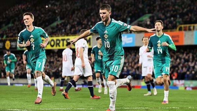 Jamie Donley scores his first Northern Ireland goal to seal win over Luxembourg