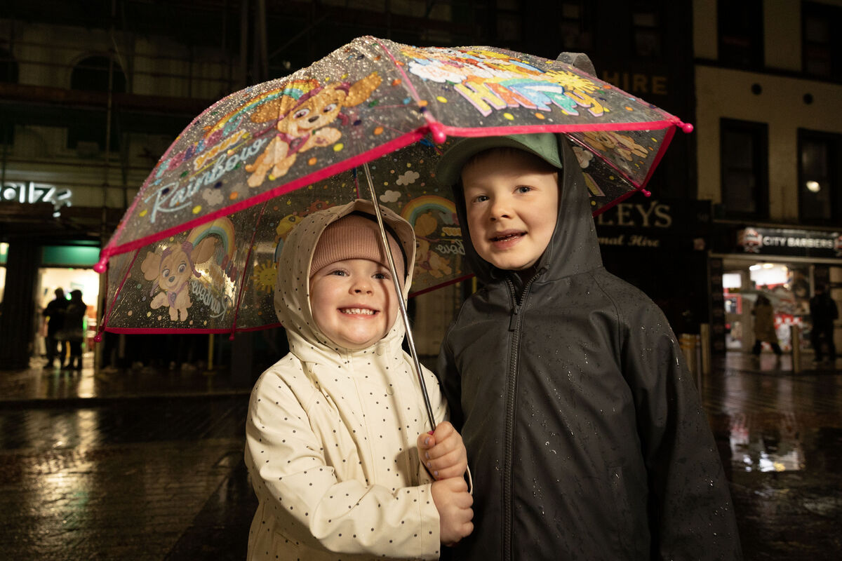 Mia and Charlie Clark, Togher, at the Corkmas Parade to kick-off Christmasin the city. Mia and Charlie Clark, Togher, at the Corkmas Parade to kick-off Christmasin the city.