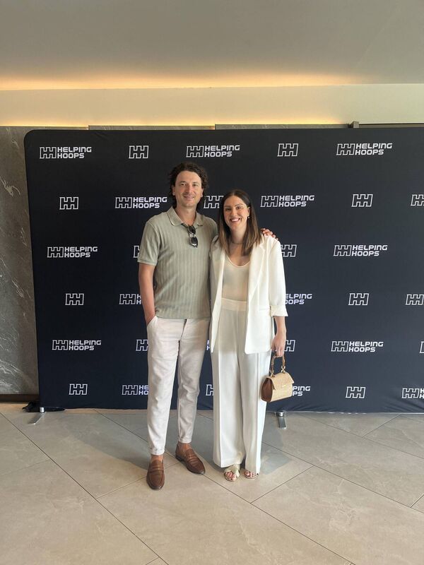 Jessica Scannell with her husband Maciek Mitianec 