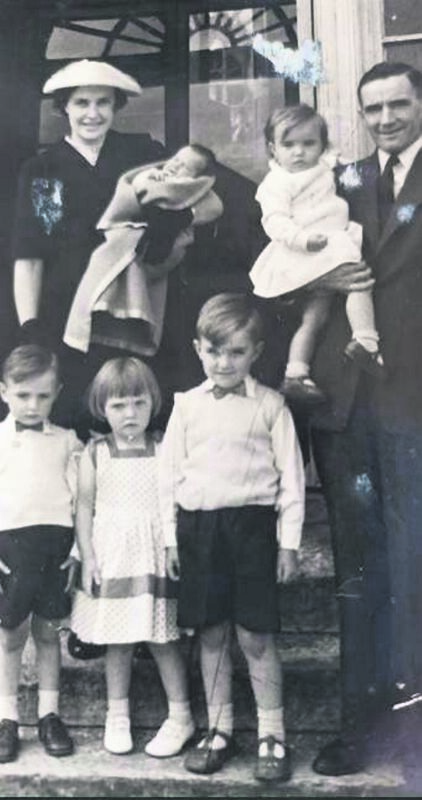 The Groeger family at Moores Hotel in Cork city in 1950 The Groeger family at Moores Hotel in Cork city in 1950