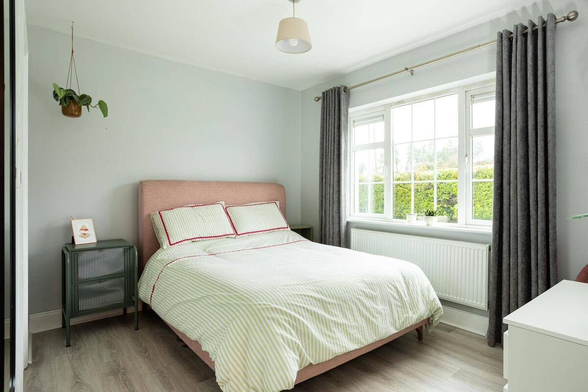 The bedrooms are filled with natural light. 