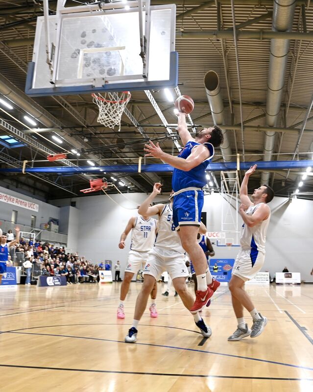  David Lehane scores for UCC Demons. Picture: Larry Cummins
