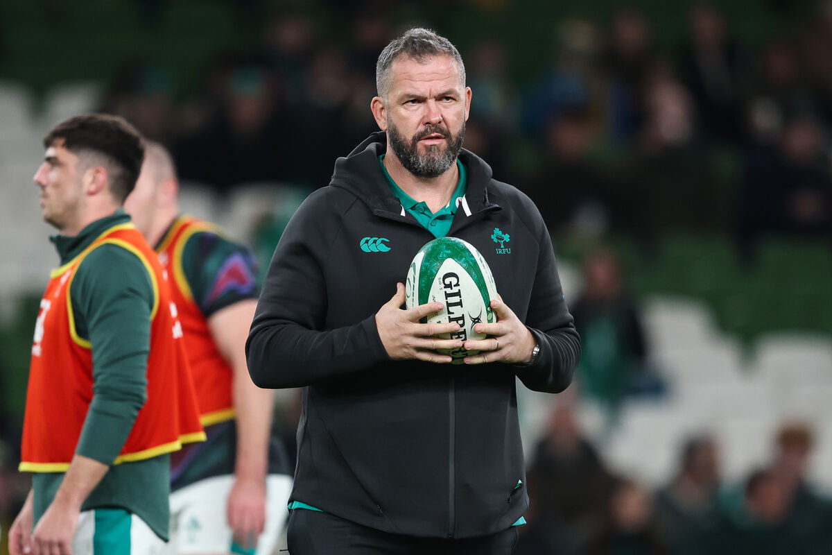 Ireland coach Andy Farrell. Picture: INPHO/Gary Carr