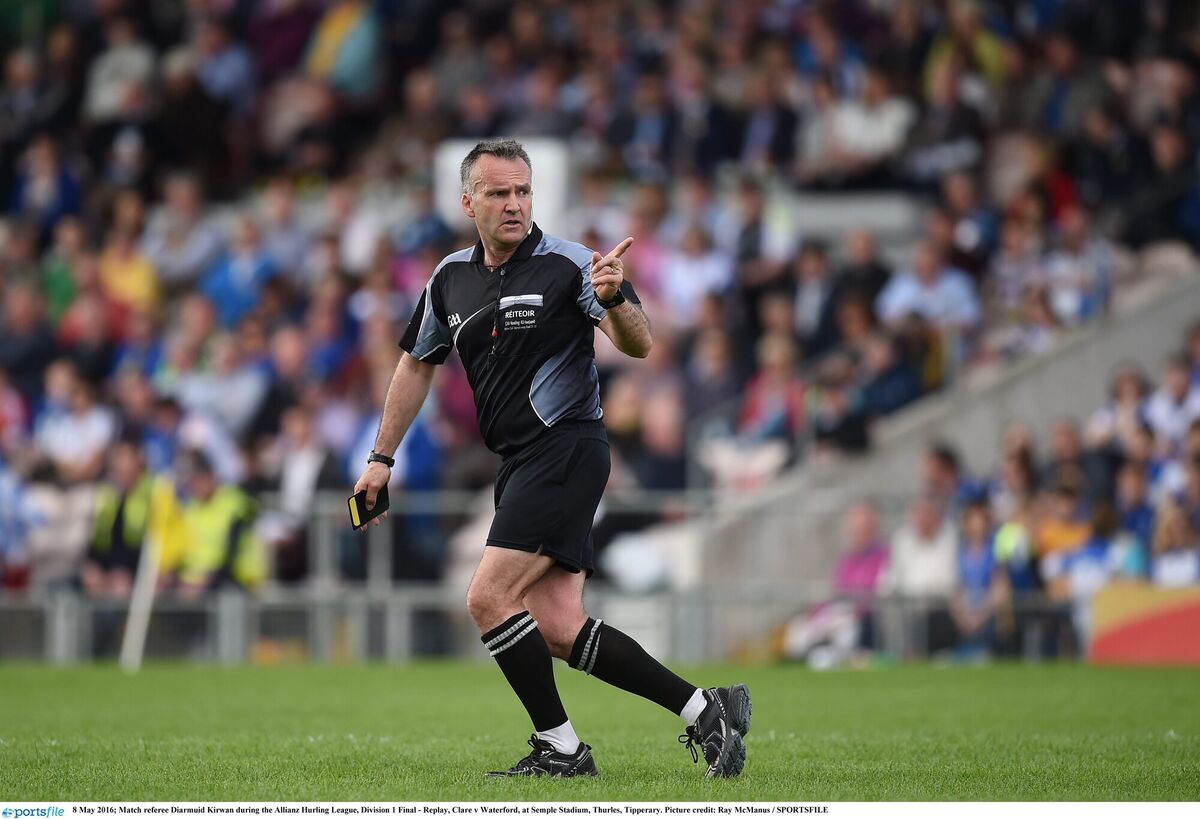 Former All-Ireland hurling referee Diarmuid Kirwan. Picture: Ray McManus/Sportsfile 