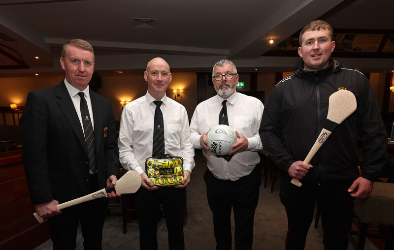 Na Piarsaigh representatives, Colin O'Sullivan, Senior Club Chairperson, Brian Buckley, Underage Secretary, Jack Dorgan, Minor Vice Chairperson and Jack Lonergan, Club GDO. Picture: Jim Coughlan. Na Piarsaigh representatives, Colin O'Sullivan, Senior Club Chairperson, Brian Buckley, Underage Secretary, Jack Dorgan, Minor Vice Chairperson and Jack Lonergan, Club GDO. Picture: Jim Coughlan.