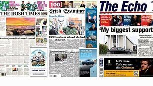 What the papers say: Saturday's front pages