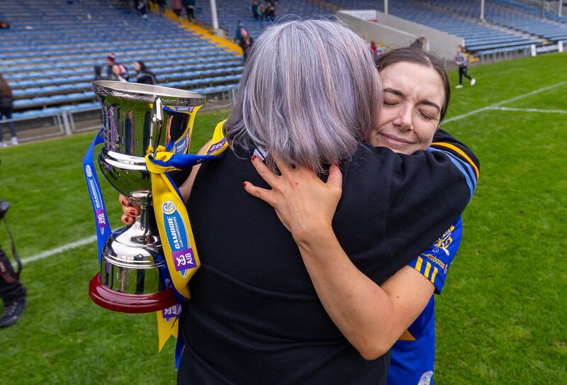 St Finbarr's captain Stephanie Punch after the game. Picture: INPHO/Tom O'Hanlon