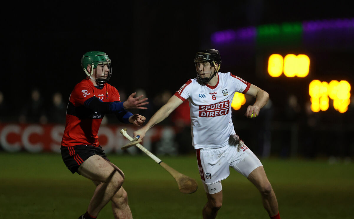 Cork's Robert Downey tries to evade Fionn Coleman of UCC in the Canon O'Brien Cup game at the Mardyke in January of this year. Picture: Jim Coughlan Cork's Robert Downey tries to evade Fionn Coleman of UCC in the Canon O'Brien Cup game at the Mardyke in January of this year. Picture: Jim Coughlan