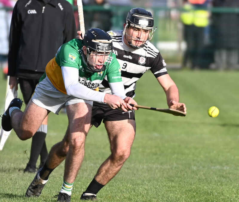 Bride Rovers' Cormac O'Sullivan gets the sliotar away from Midleton's Mikey Finn. Picture; Eddie O'Hare
