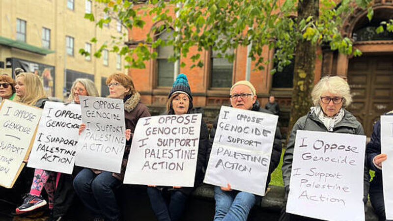 Police to review evidence gathered at Palestine Action protests in NI