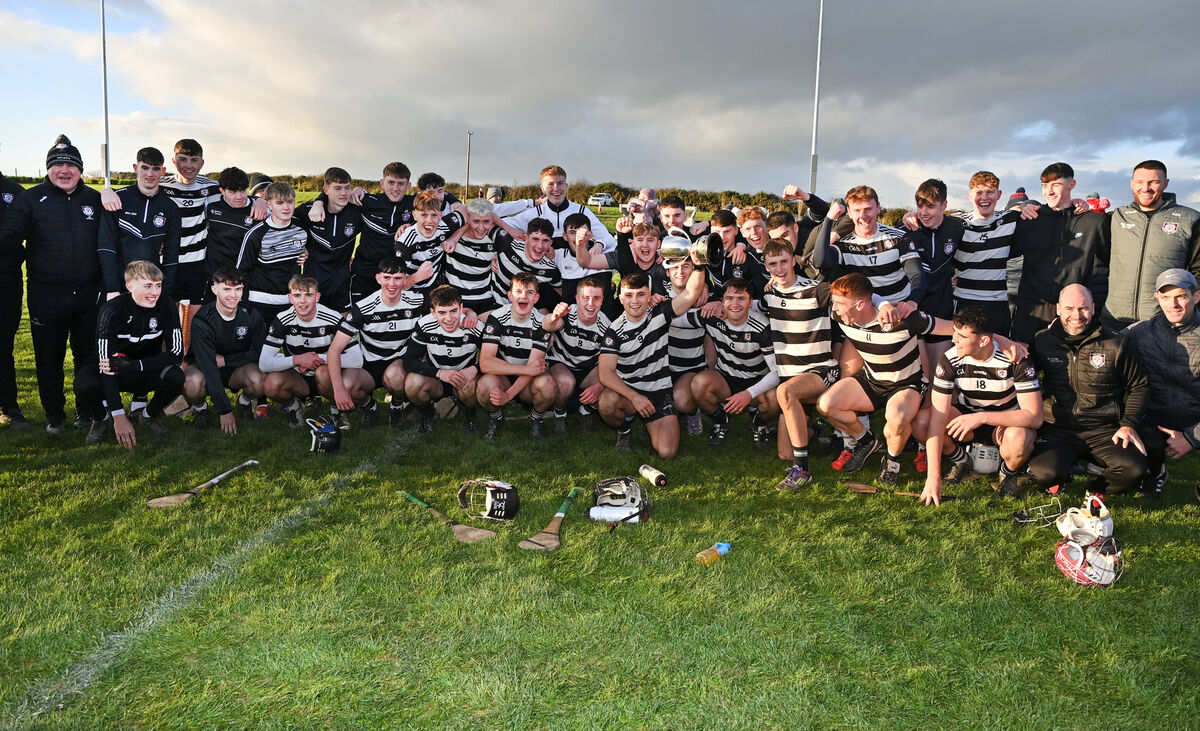Midleton players celebrate after defeating Bride Rovers. Picture; Eddie O'Hare