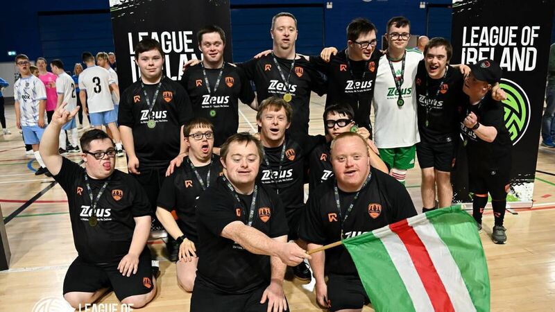 Cork City Down Syndrome Futsal Team flying the flag at national level