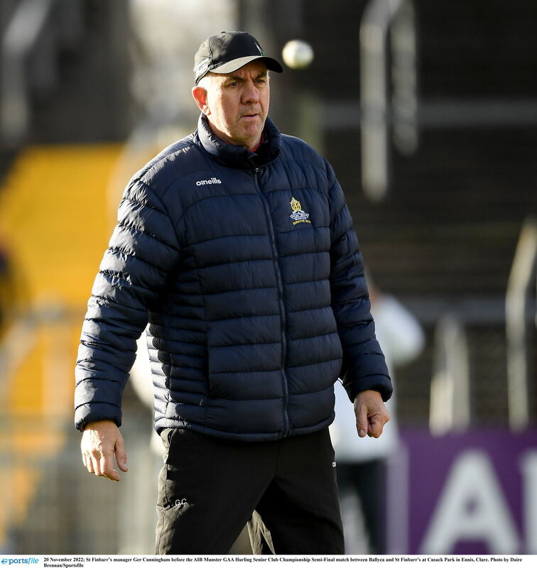 Ger Cunningham, who has stepped down as St Finbarr’s manager. Picture: Daire Brennan/Sportsfile