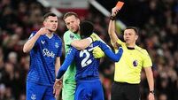 Everton beat Man Utd despite Idrissa Gana Gueye red for slapping Michael Keane