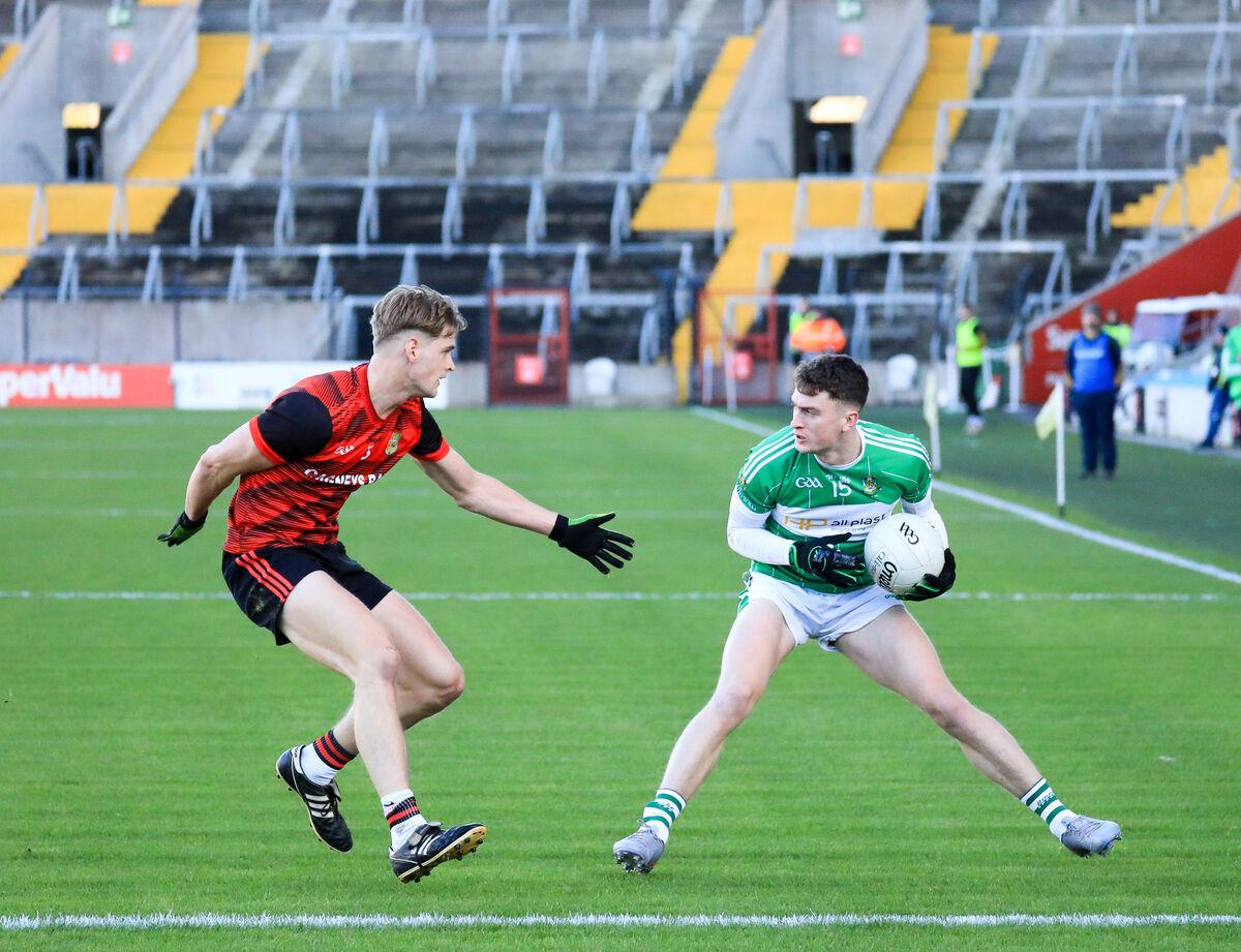 Aghabullogue's Luke Casey in action during the Munster semi-final last Sunday. Picture: David Creedon